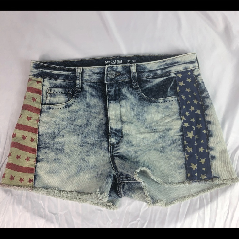 Mossimo High Rise Taille Haute Distressed Shorts